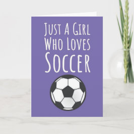 Tarjetas de Fútbol Dulces de Color Rosa para Niñas