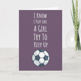 Tarjetas de Fútbol Rosadas Lindas para Niñas Depor