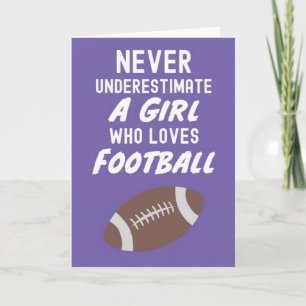 Tarjetas de Fútbol Rosadas Para Niñas Deportes Inf
