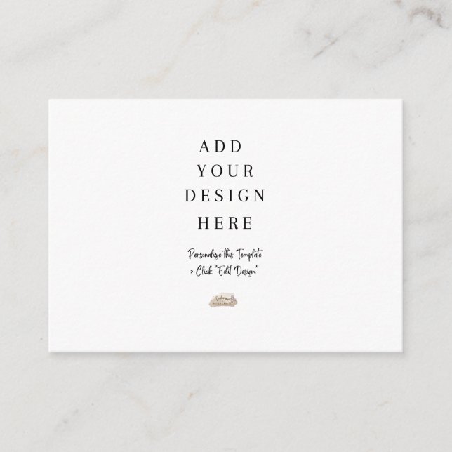 Tarjetas de gabinete de 3,5" x 2,5" (Anverso)