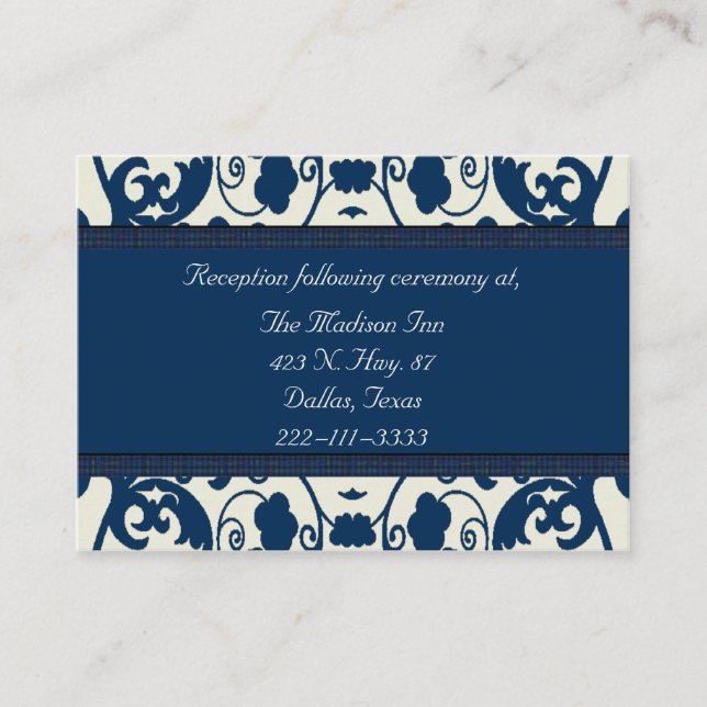 Tarjetas de gabinete de casquillo azul (Anverso)