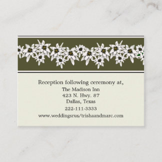 Tarjetas de gabinete Edelweiss Boda