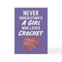 Tarjetas de ganchillo rosadas Ganchillera Tejiendo