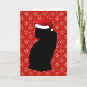 Tarjetas de gato "Ten un buen Navidad"