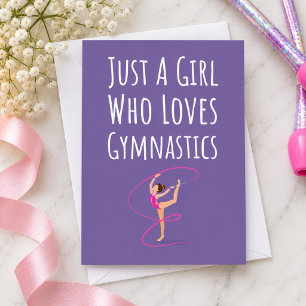 Tarjetas de Gimnasia Rosa Adorables Para Bebés y N
