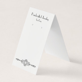 Tarjetas de giro dobladas al estilo parisino perso