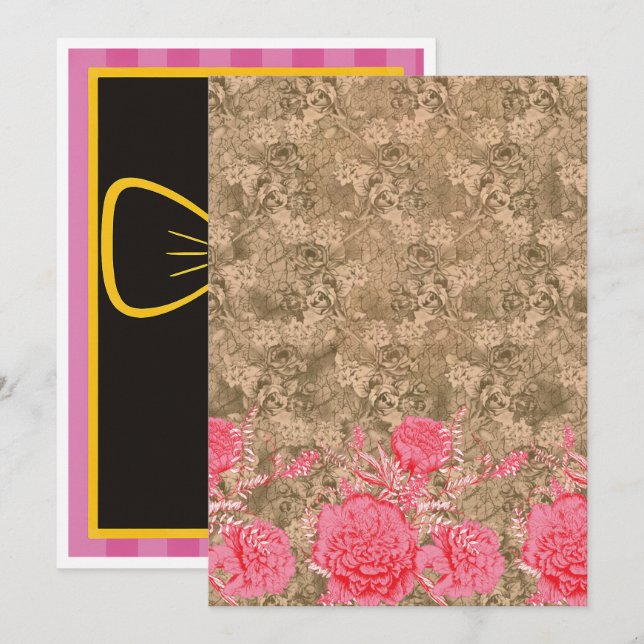 Tarjetas de graduación, cumpleaños y Invitación it (Anverso / Reverso)