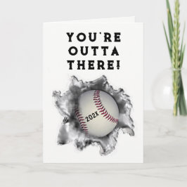 Tarjetas de graduación de béisbol