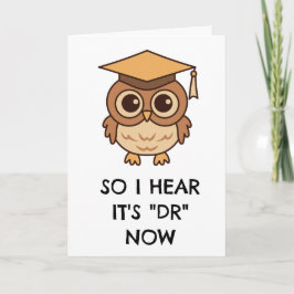 tarjetas de graduación de phd divertidas