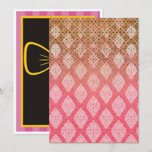 Tarjetas de graduación, Fiesta y invitación a la I
