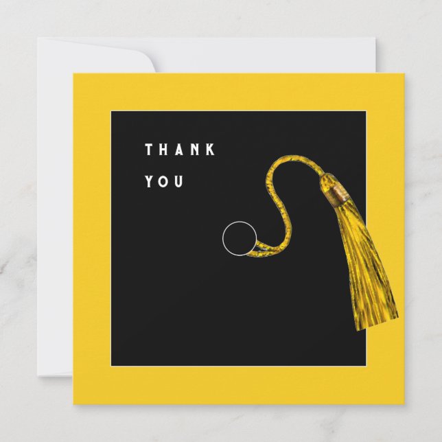 Tarjetas de Graduación Gracias (Anverso)