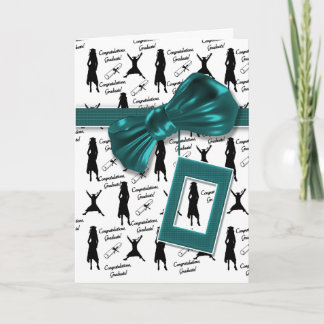 Tarjetas de graduación para mujeres - personalizab