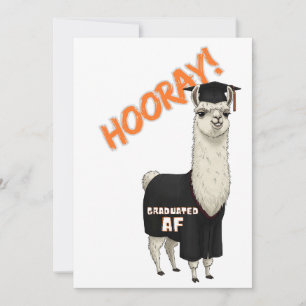 Tarjetas de Graduación Snarky y Cute - Llama y más