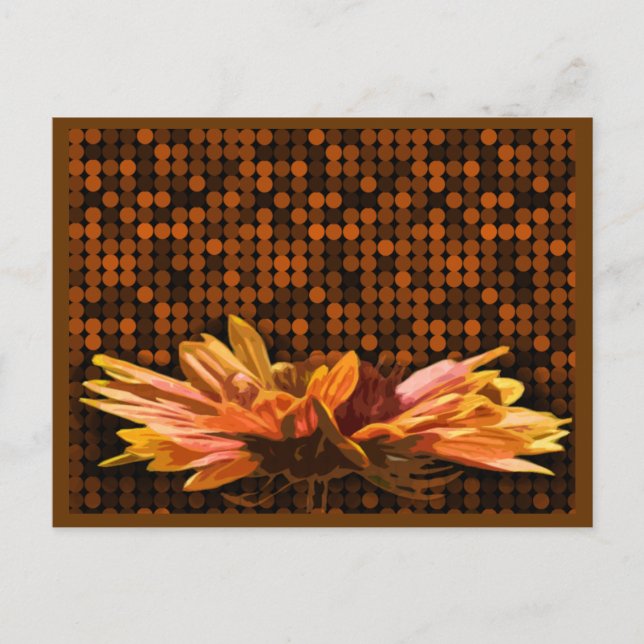 Tarjetas de guardar la fecha de boda de otoño rúst (Anverso)