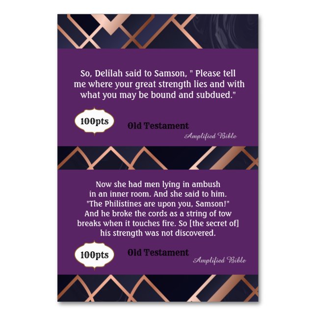 Tarjetas de guiones para el juego (Reverso)