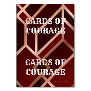 Tarjetas de guiones para juegos de valor