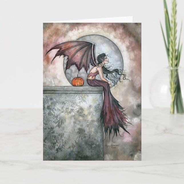 Tarjetas de hadas góticas vampíricas de sueños de  (Anverso)