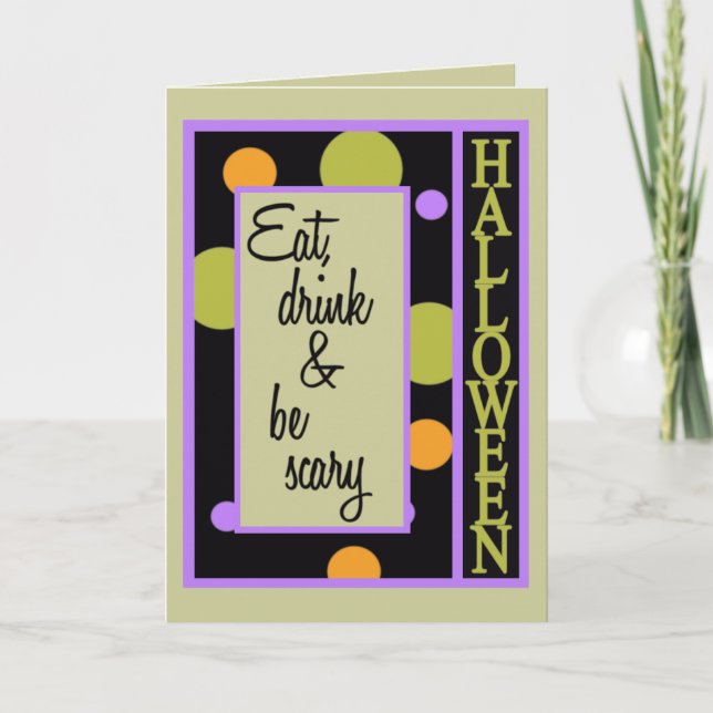 Tarjetas de Halloween (Anverso)