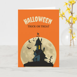 Tarjetas de Halloween Adorables Fantasmas, Calabaz