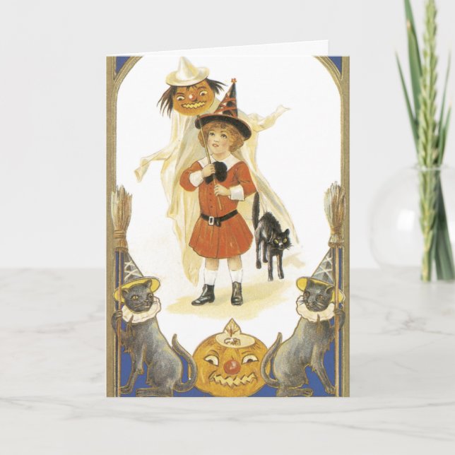 Tarjetas de Halloween de época (Anverso)