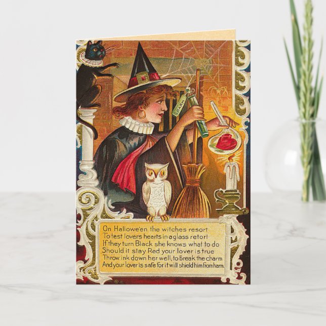 Tarjetas de Halloween de época (Anverso)