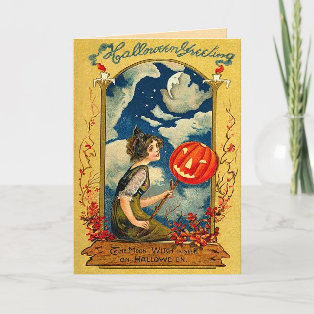 Tarjetas de Halloween de época (Anverso)