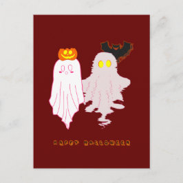 Tarjetas de Halloween de fantasmas de bebés lindos