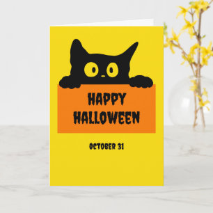 Tarjetas de Halloween Lindas Fantasmas, Calabazas