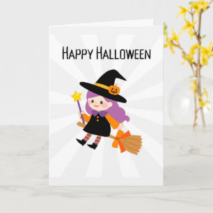 Tarjetas de Halloween Lindas Fantasmas, Calabazas
