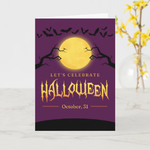 Tarjetas de Halloween Lindas Fantasmas, Calabazas