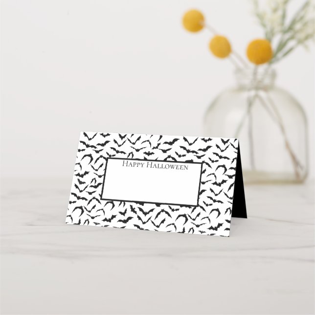 Tarjetas de Halloween Name Place (Anverso)
