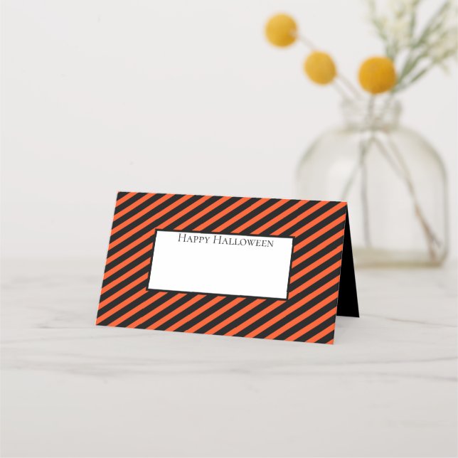 Tarjetas de Halloween Name Place (Anverso)