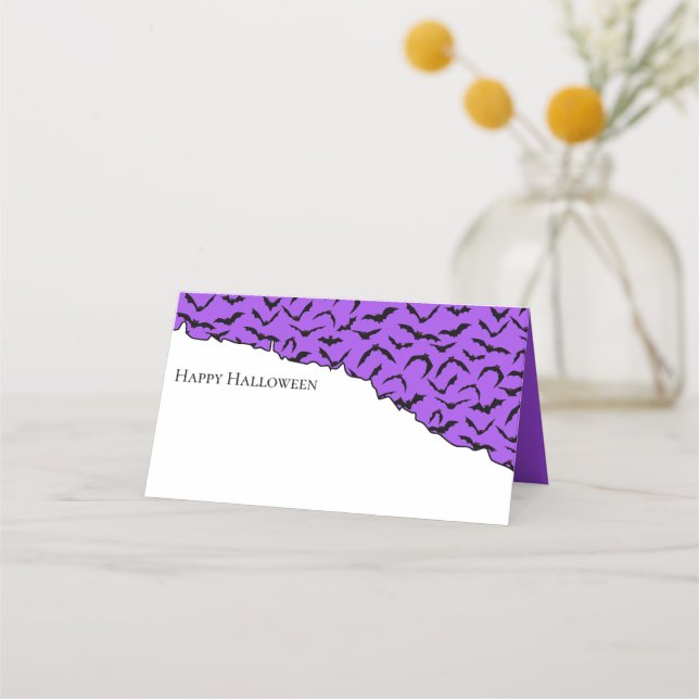 Tarjetas de Halloween Name Place (Anverso)