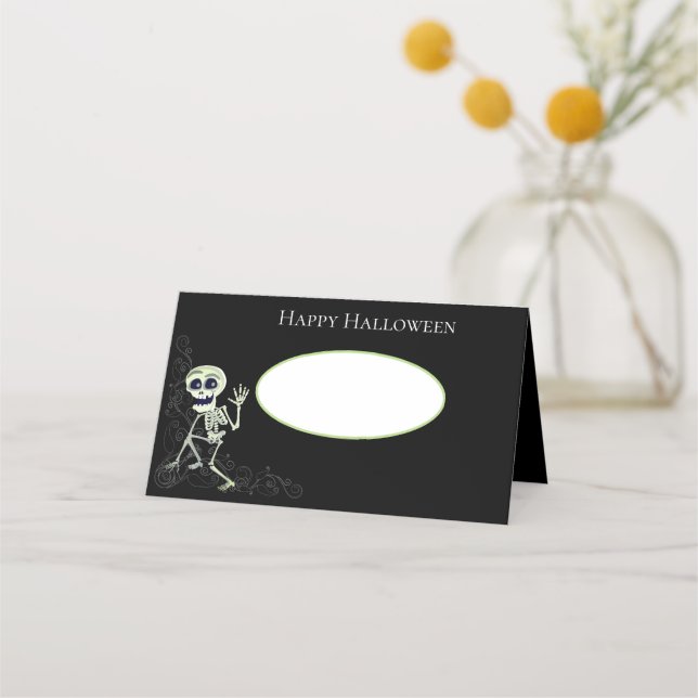 Tarjetas de Halloween Name Place (Anverso)