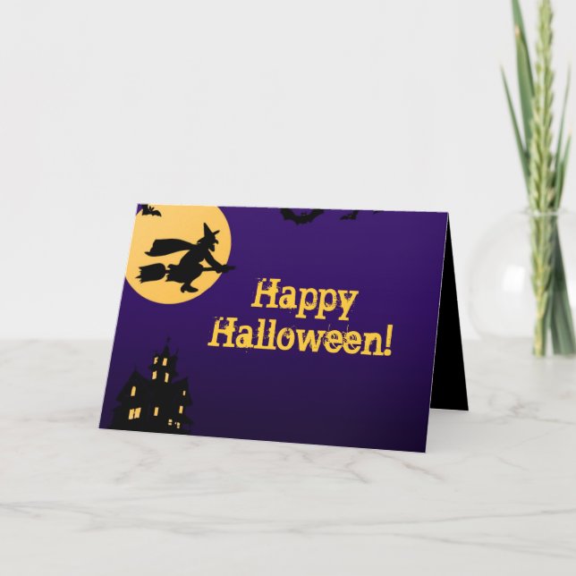 Tarjetas de Halloween personalizadas (Anverso)