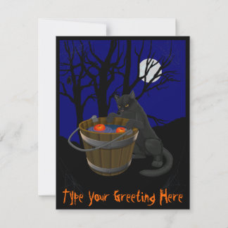 Tarjetas de Halloween personalizadas para invitaci