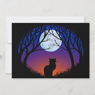 Tarjetas de Halloween personalizadas para invitaci