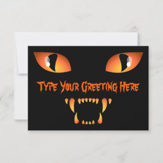 Tarjetas de Halloween personalizadas para invitaci