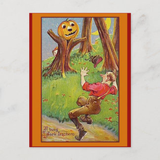 Tarjetas de halloween y postales de Jack O'Lantern