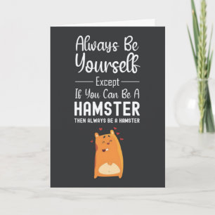 Tarjetas de hámster lindos Amante de animales dive