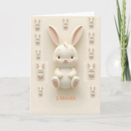 Tarjetas de hitos mensuales del bebé