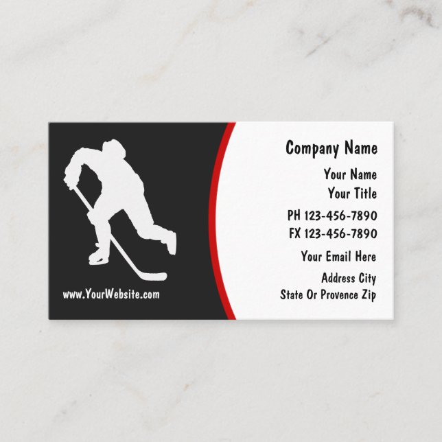 Tarjetas de hockey (Anverso)
