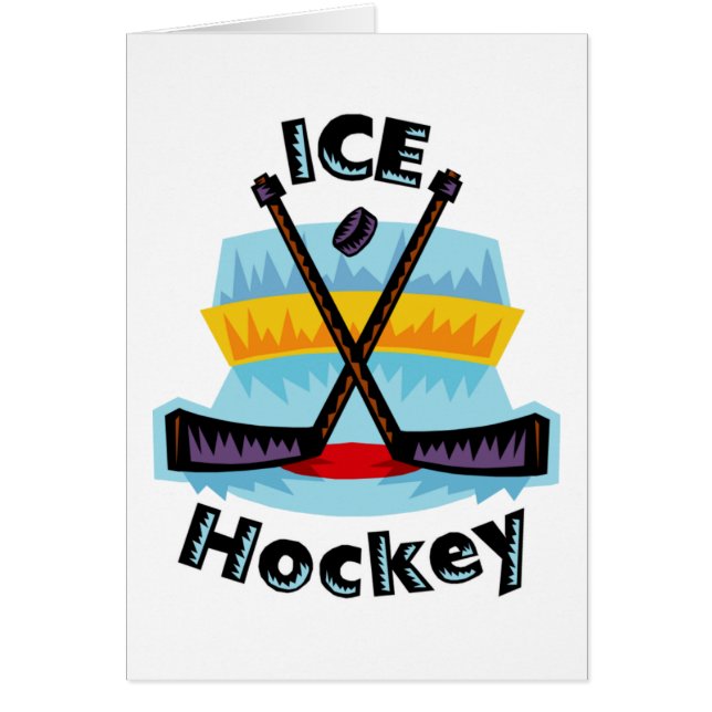 Tarjetas de hockey sobre hielo (Frente)