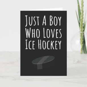 Tarjetas de Hockey sobre Hielo Lindas para Niños J