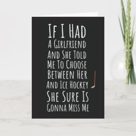 Tarjetas de Hockey sobre Hielo Para Él Hombre Chic