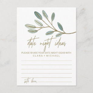 Tarjetas de ideas nocturnas con vino de oro Eucaly