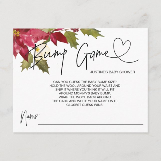 Tarjetas de identificación de bebé para juegos de  (Anverso)