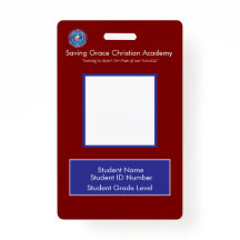 Tarjetas de identificación de estudiante