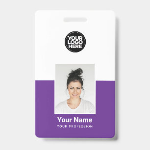 Tarjetas de identificación de seguridad con foto d