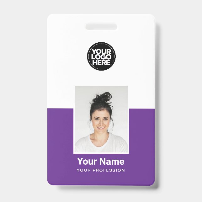 Tarjetas de identificación de seguridad con foto d (Parte frontal)
